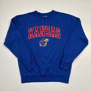 007 - UNIVERSITY OF KANSAS KU JAYHAWKS PULLOVER SWEATSHIRT